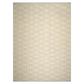 Knotted Rug Ivory Hand Knotted 10'5''x14'3" Transitional FlatweaveFlatweave Wool Oriental Area Rug