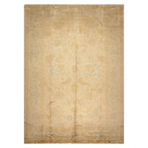 Knotted Rug Beige Hand Knotted 9'7''x13'7" Traditional Oushak Wool Oriental Area Rug