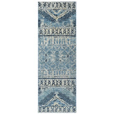Multi Size Blue Gray Navy Color Hand Knotted Oushak Wool Oriental Rug