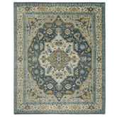 12x15 Blue, Gray, Beige Color Hand Knotted Oushak Wool Oriental Rug