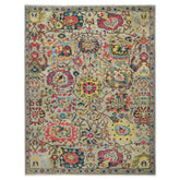 9x12 Mint, Gold, Lime Color Hand Knotted Oushak Wool Oriental Rug