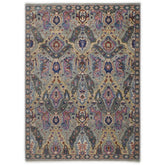 9x12 Gray, Tan, Rose Color Hand Knotted Oushak Wool Oriental Rug