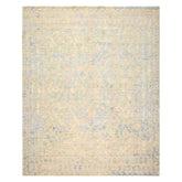 8x10 Taupe, Green, Blue Color Hand Knotted Soumak Wool Modern & Contemporary Oriental Rug