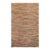4x6 Rose, Multi, Color Hand Knotted Tibetan Wool Modern & Contemporary Oriental Rug