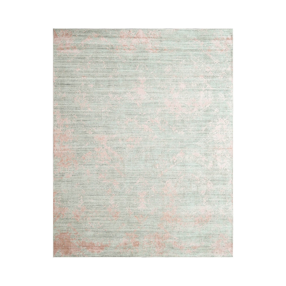 Multi Size Gray Blush Color Hand Knotted Oushak Wool Transitional Oriental Rug