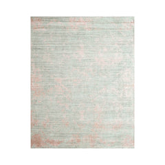 Multi Size Gray Blush Color Hand Knotted Oushak Wool Transitional Oriental Rug