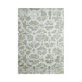 Multi Size Tone On Tone Gray Color Hand Knotted Oushak Wool Transitional Oriental Rug