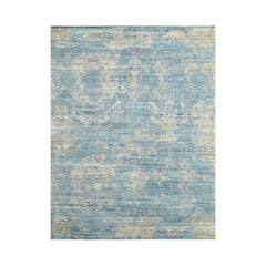 Multi Size Celadon Beige Green Color Hand Knotted Oushak Wool Transitional Oriental Rug