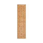 2'6x10 Tan, Caramel, Beige Color Hand Knotted Peshawar 100% Wool Traditional Oriental Rug