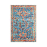 Multi Size Turquoise Burnt Orange Peach Color Hand Knotted Indo Oushak Wool Traditional Oriental Rug