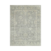 Multi Size Gray Beige Color Hand Knotted Indo Oushak Wool Traditional Oriental Rug