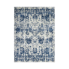 Multi Size Gray Blue Color Hand Knotted Oushak Wool Transitional Oriental Rug