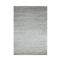 Multi Size Tone On Tone Gray Gray Silver Color Hand Knotted Tibetan Wool Modern & Contemporary Oriental Rug
