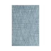 4x6 Blue, Gray, Color Hand Knotted 100% Wool Modern & Contemporary Oriental Rug