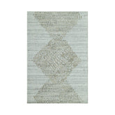 4x6 Gray, Moss, Color Hand Knotted 100% Wool Modern & Contemporary Oriental Rug