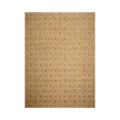 10x14 Tan, Gray, Beige Color Hand Knotted Peshawar 100% Wool Traditional Oriental Rug