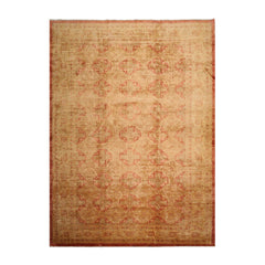 10x14 Gold, Mustard, Sage Color Hand Knotted Oushak 100% Wool Traditional Oriental Rug