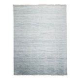 Multi Size Gray Blue White Color Hand Knotted Wool & Silk Modern Oriental Rug