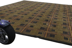 Knotted Rug Dark Olive Mustard Hand Knotted 17'7''x25'6'' Palace Size Aga John Modern Contemporary Tibetan 100% Wool Oriental Area Rug