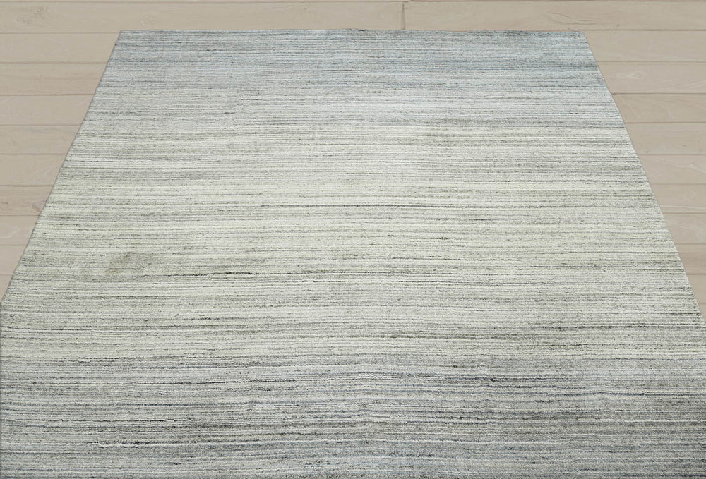 Multi Size Tone On Tone Gray Color Hand Knotted  Wool Modern & Contemporary Oriental Rug