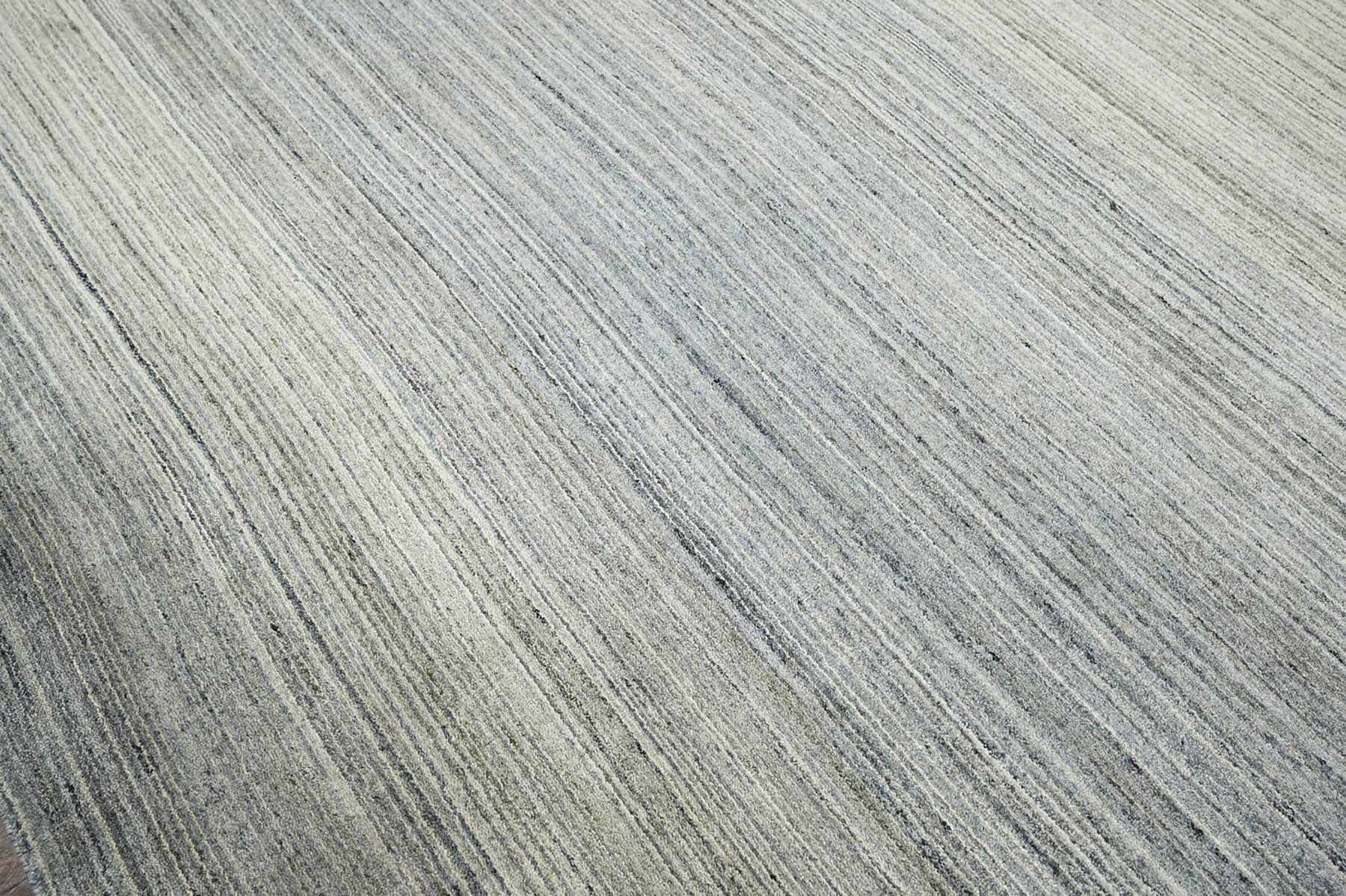 Multi Size Tone On Tone Gray Color Hand Knotted  Wool Modern & Contemporary Oriental Rug