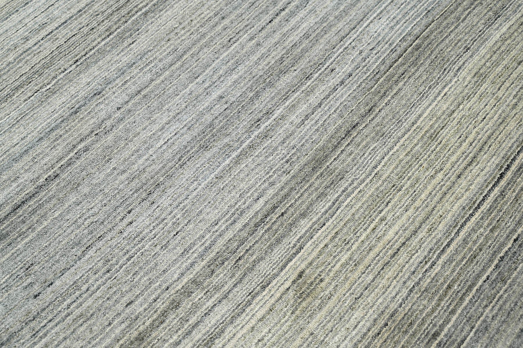 Multi Size Tone On Tone Gray Color Hand Knotted  Wool Modern & Contemporary Oriental Rug