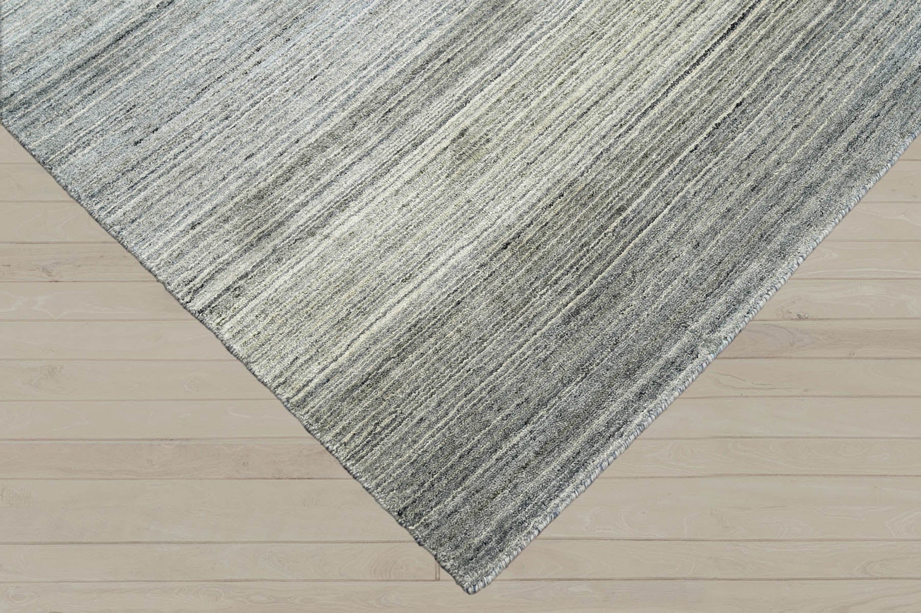 Multi Size Tone On Tone Gray Color Hand Knotted  Wool Modern & Contemporary Oriental Rug