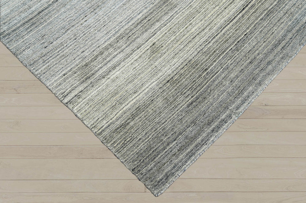 Multi Size Tone On Tone Gray Color Hand Knotted  Wool Modern & Contemporary Oriental Rug