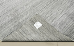 Multi Size Tone On Tone Gray Gray Silver Color Hand Knotted Tibetan Wool Modern & Contemporary Oriental Rug