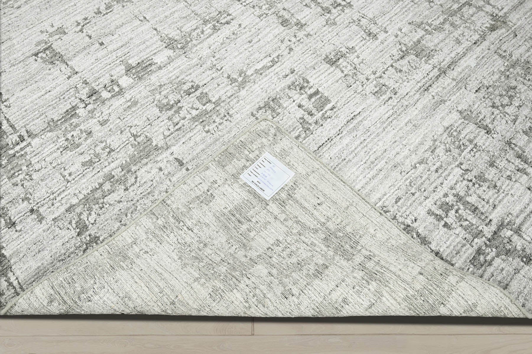 8x10 Gray, Silver, Color Hand Knotted  100% Wool Modern & Contemporary Oriental Rug