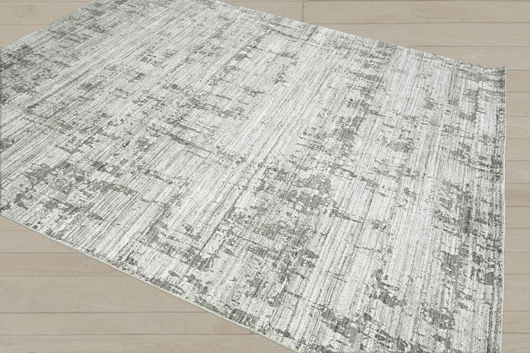 8x10 Gray, Silver, Color Hand Knotted  100% Wool Modern & Contemporary Oriental Rug