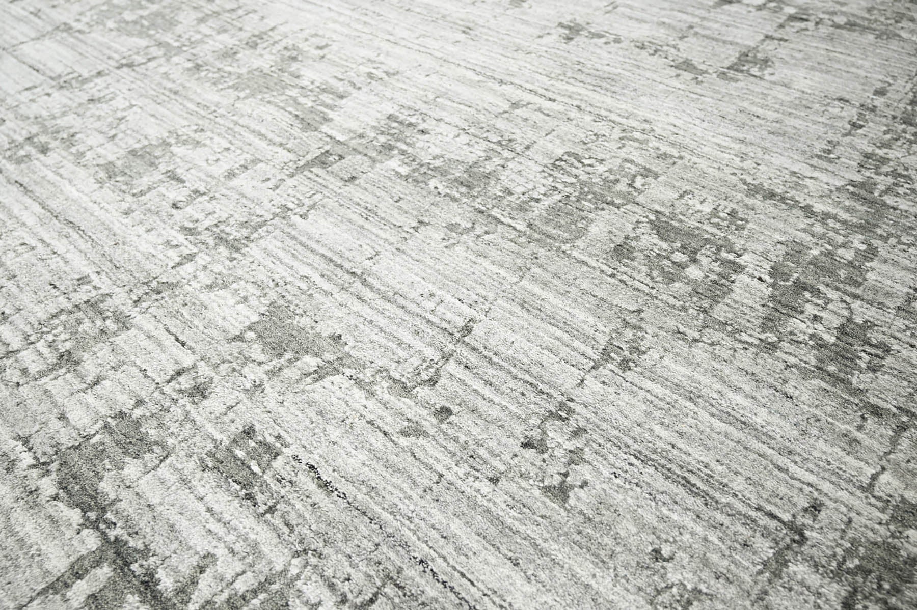 8x10 Gray, Silver, Color Hand Knotted  100% Wool Modern & Contemporary Oriental Rug
