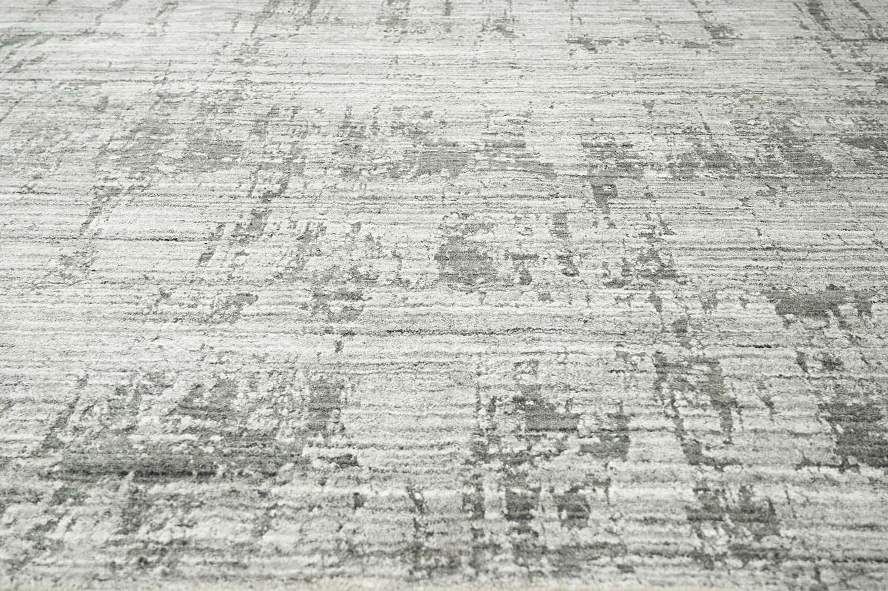 8x10 Gray, Silver, Color Hand Knotted  100% Wool Modern & Contemporary Oriental Rug