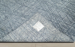 4x6 Blue, Gray, Color Hand Knotted  100% Wool Modern & Contemporary Oriental Rug