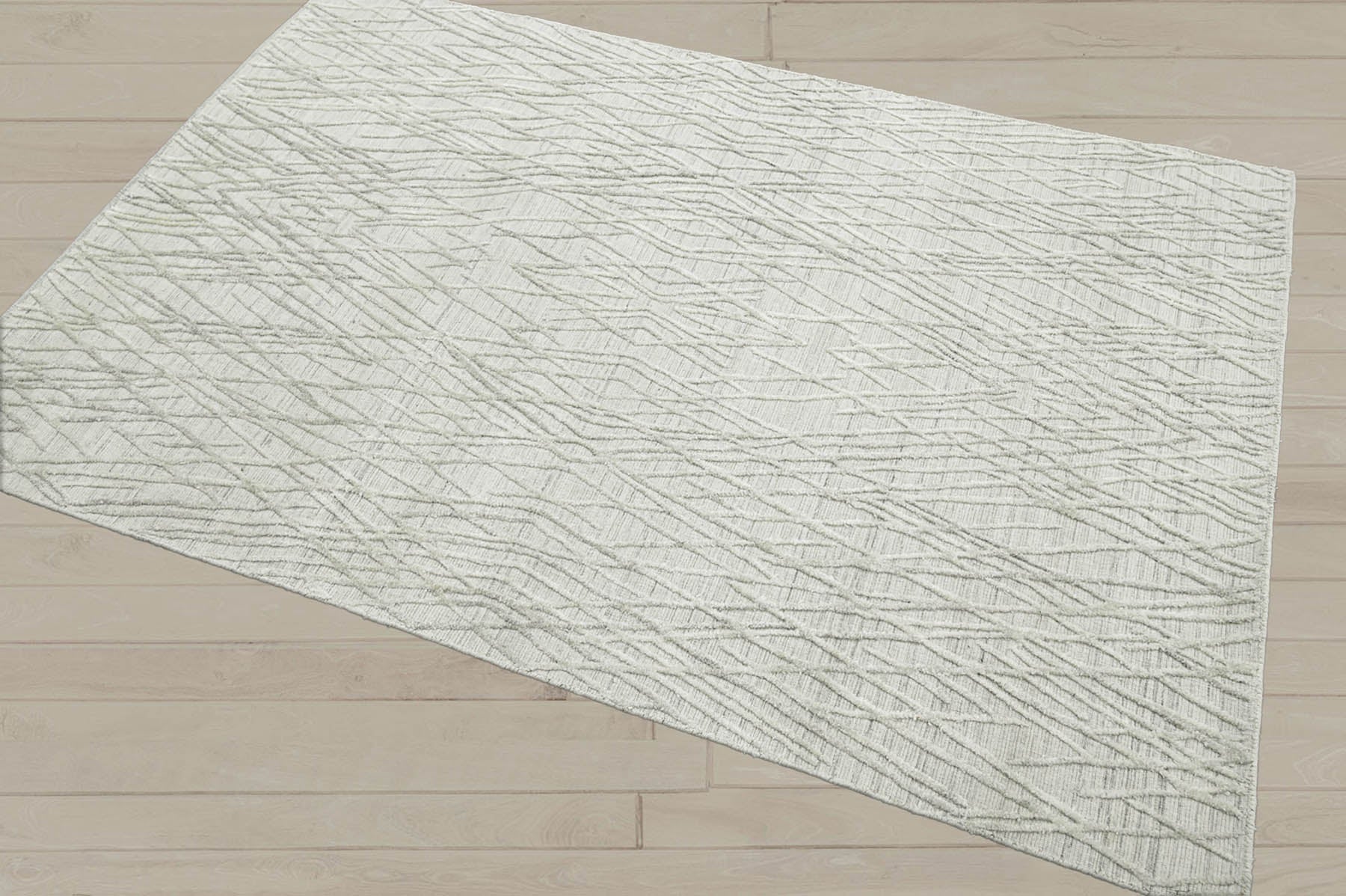 4x6 Tone On Tone Gray, , Color Hand Knotted  100% Wool Modern & Contemporary Oriental Rug