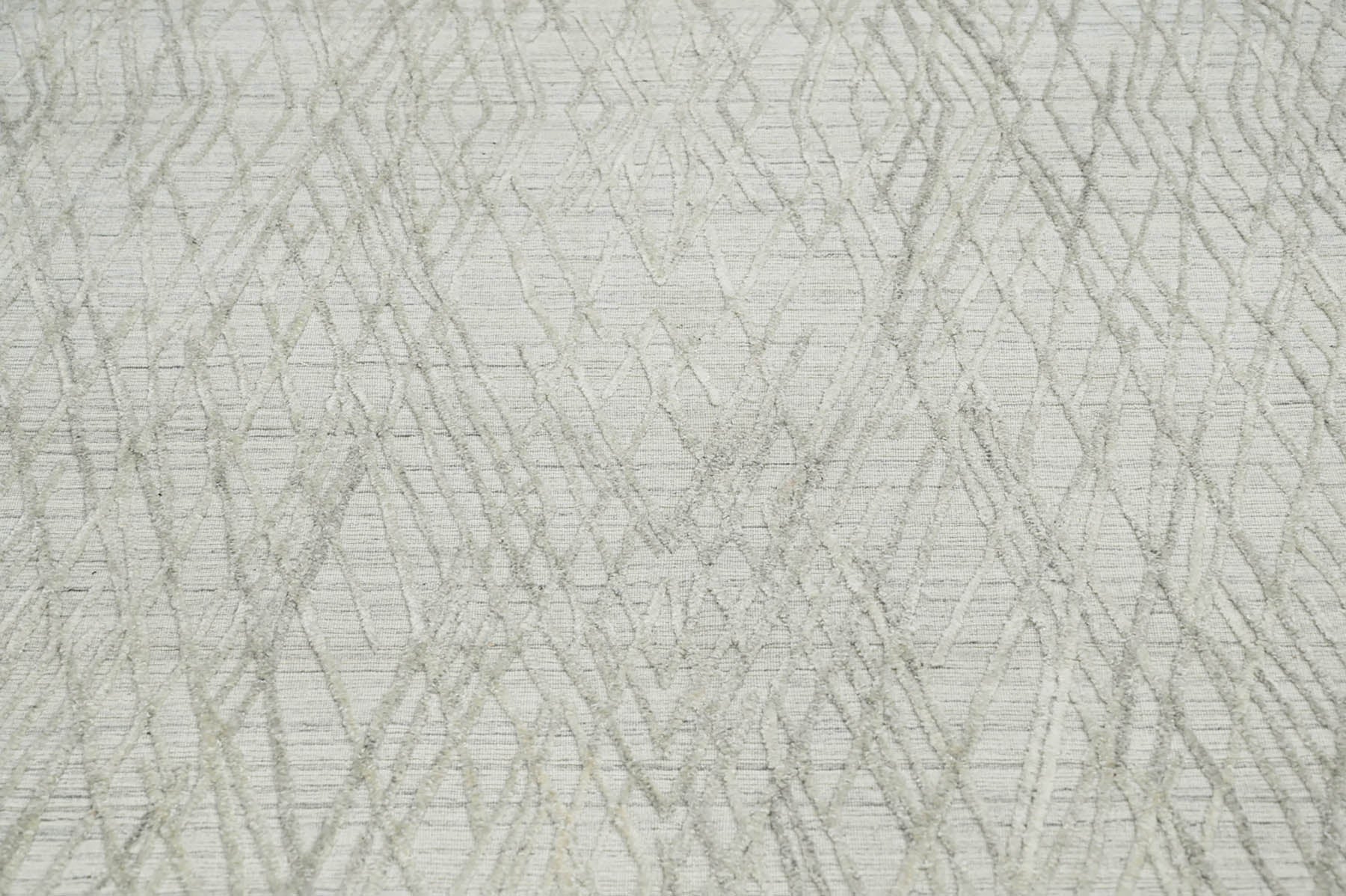 4x6 Tone On Tone Gray, , Color Hand Knotted  100% Wool Modern & Contemporary Oriental Rug