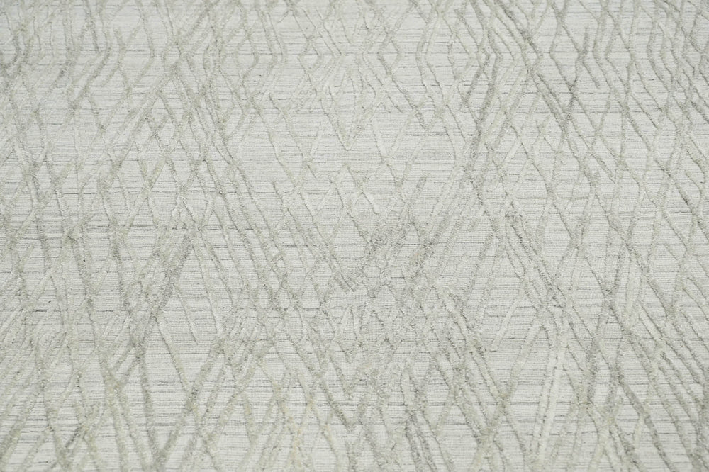 4x6 Tone On Tone Gray, , Color Hand Knotted  100% Wool Modern & Contemporary Oriental Rug