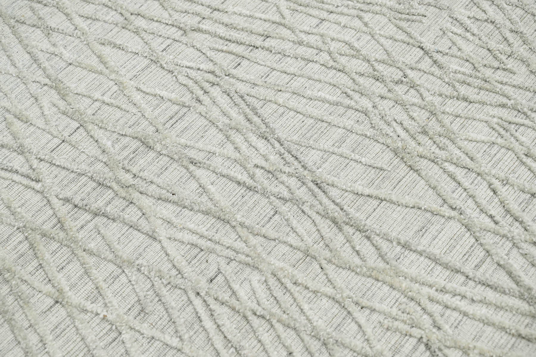 4x6 Tone On Tone Gray, , Color Hand Knotted  100% Wool Modern & Contemporary Oriental Rug