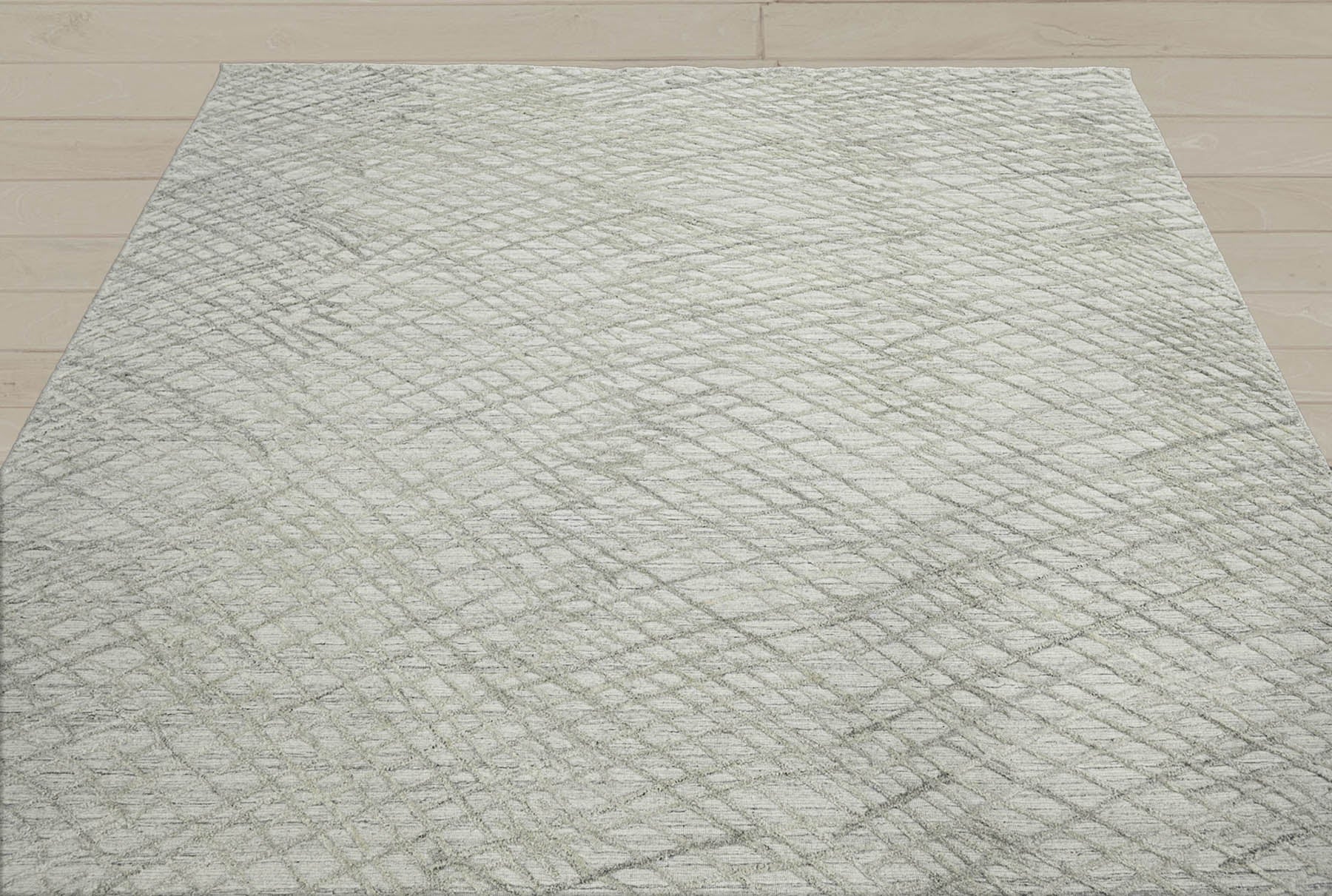 8x10 Gray, , Color Hand Knotted  100% Wool Modern & Contemporary Oriental Rug