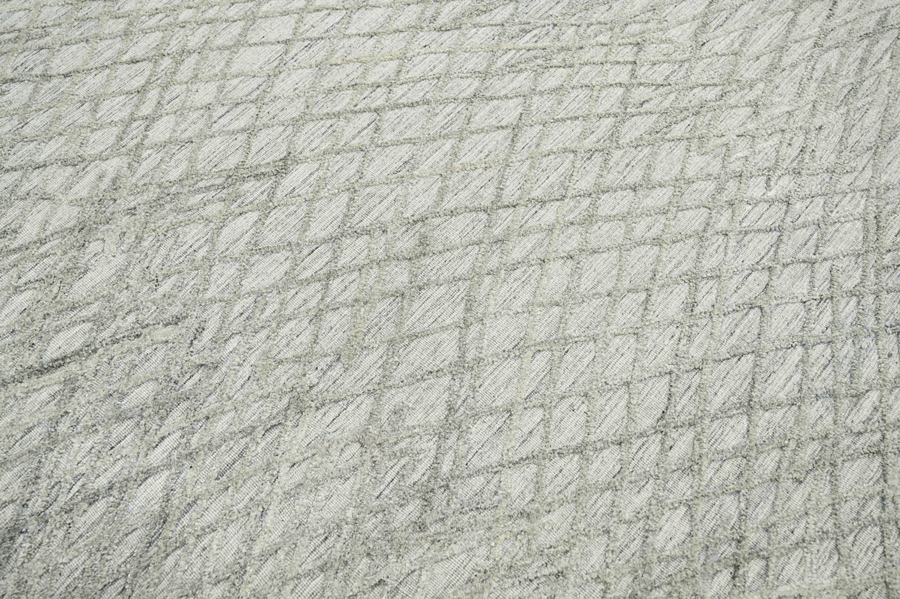 8x10 Gray, , Color Hand Knotted  100% Wool Modern & Contemporary Oriental Rug