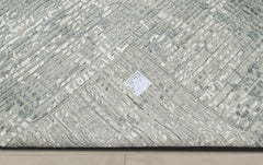 Multi Size Tone On Tone Gray Color Hand Knotted Tibetan Wool Modern & Contemporary Oriental Rug
