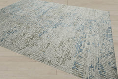 Multi Size Gray Beige Blue Color Hand Knotted Tibetan Wool Modern & Contemporary Oriental Rug