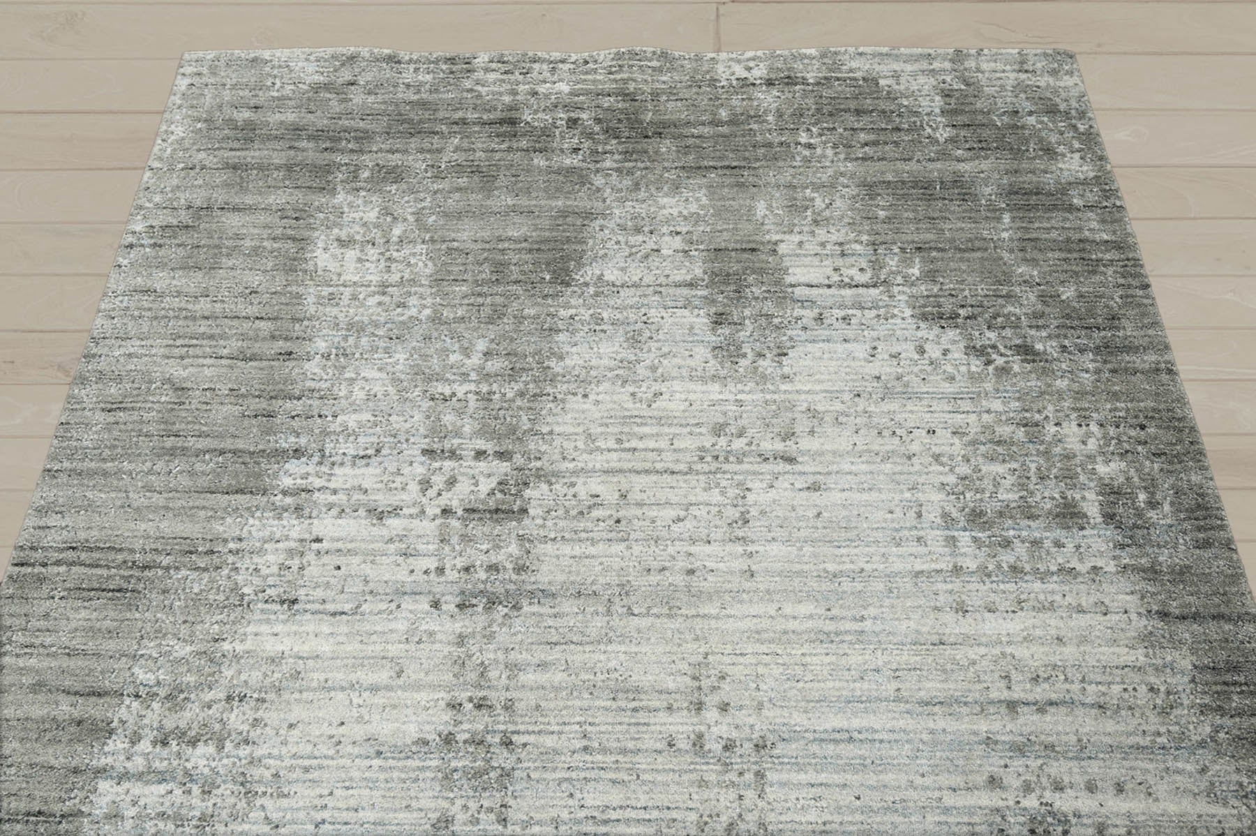 5x8 Gray, Silver, Color Hand Knotted  100% Wool Modern & Contemporary Oriental Rug