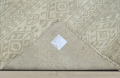 Multi Size Beige Gray Color Hand Knotted  Wool Southwestern Oriental Rug