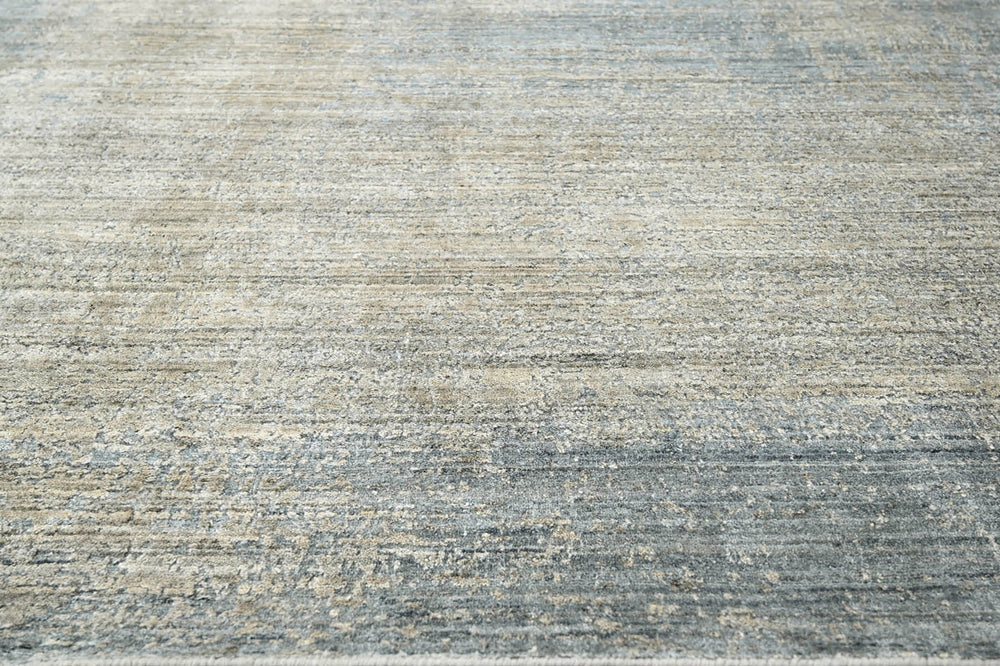 6x9 Gray, Beige, Blue Color Hand Knotted  100% Wool Modern & Contemporary Oriental Rug