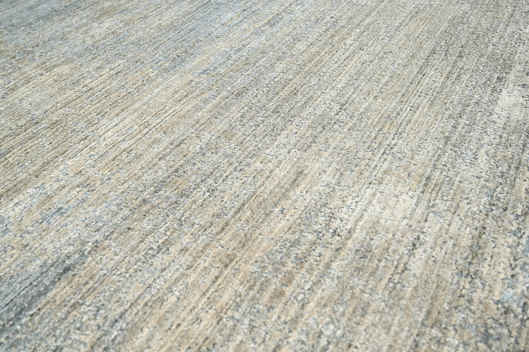 6x9 Gray, Beige, Blue Color Hand Knotted  100% Wool Modern & Contemporary Oriental Rug