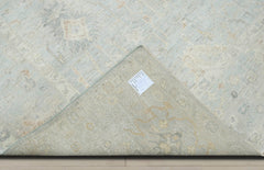 Multi Size Gray Slate Beige Color Hand Knotted Oushak Wool Traditional Oriental Rug