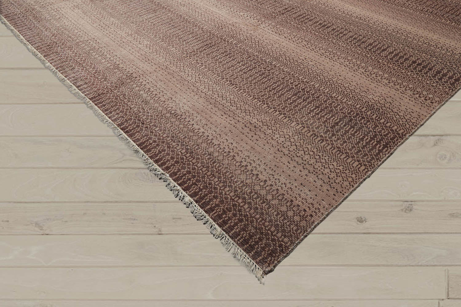 10x14 Brown, Tan, Color Hand Knotted  100% Wool Modern & Contemporary Oriental Rug