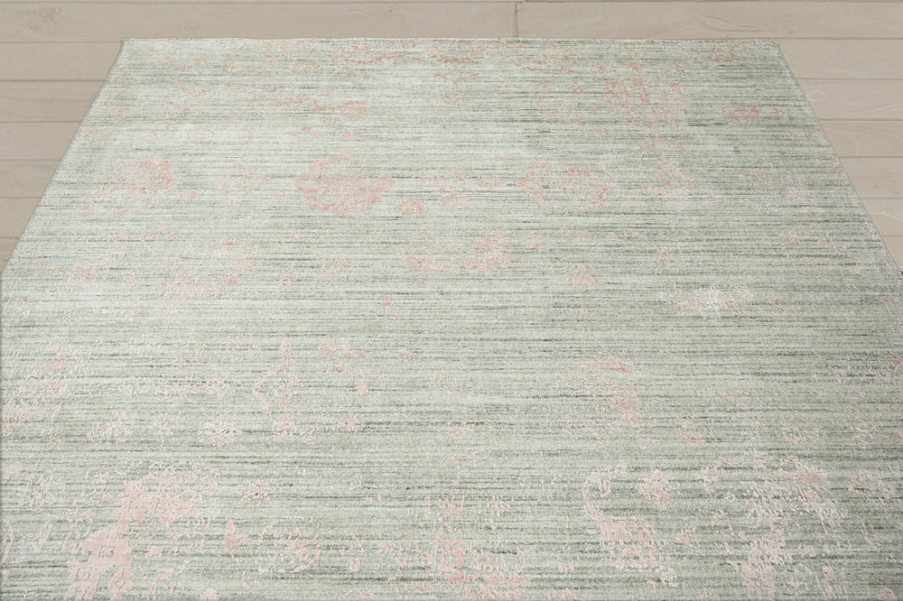 8x10 Beige, Gray, Blush Color Hand Knotted  100% Wool Modern & Contemporary Oriental Rug