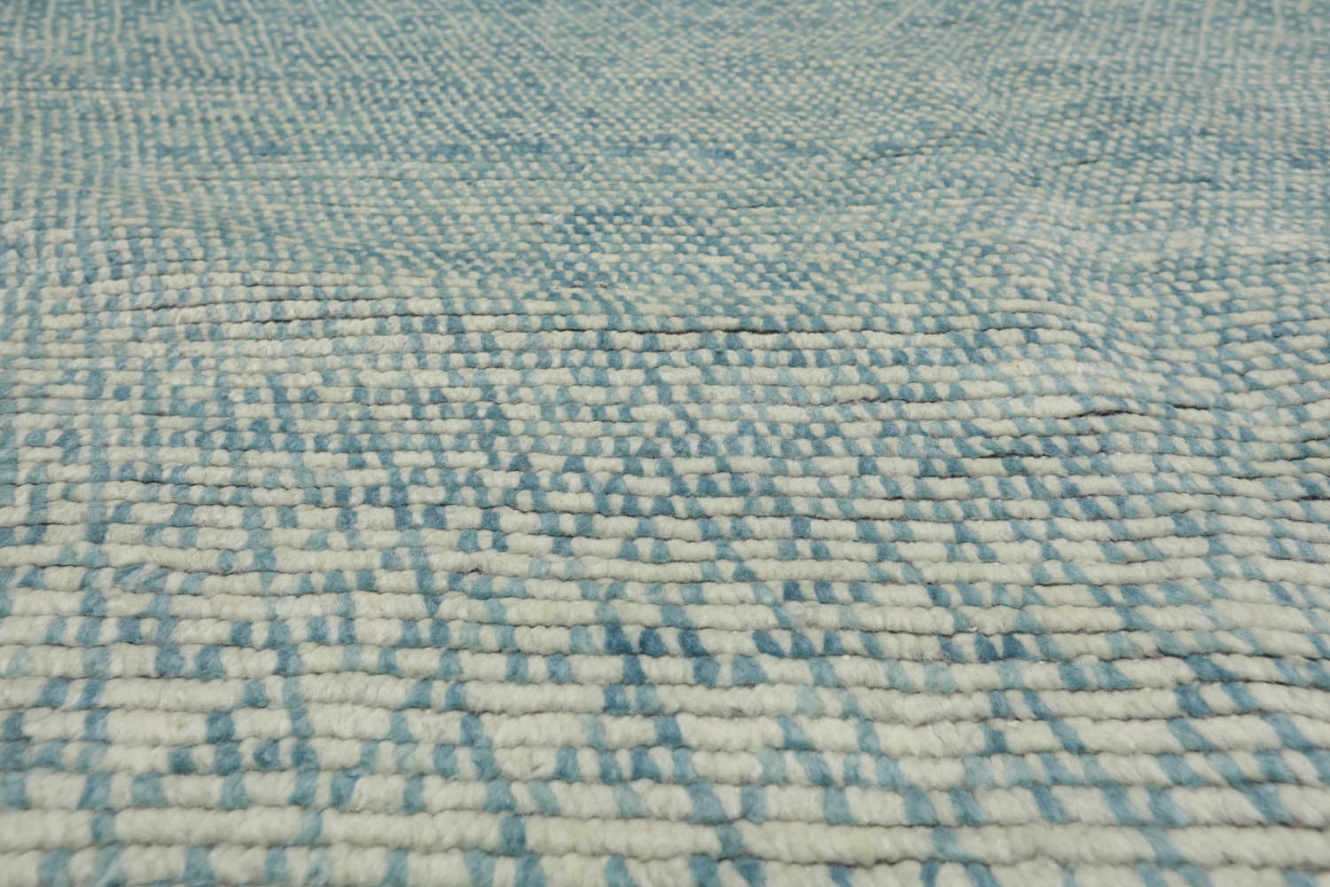 9x12 Aqua, Beige, Color Hand Knotted  100% Wool Modern Oriental Rug